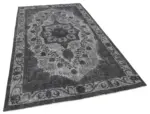 Oyma Gri Pamuk Üzerine Yün El Dokuma Kilim-161x273 - Görsel 2