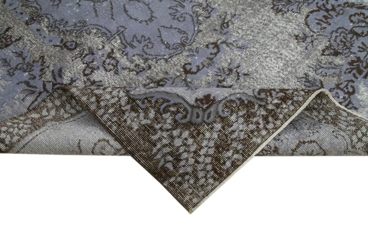 Oyma Gri Pamuk Üzerine Yün El Dokuma Kilim-168x274 - Görsel 6