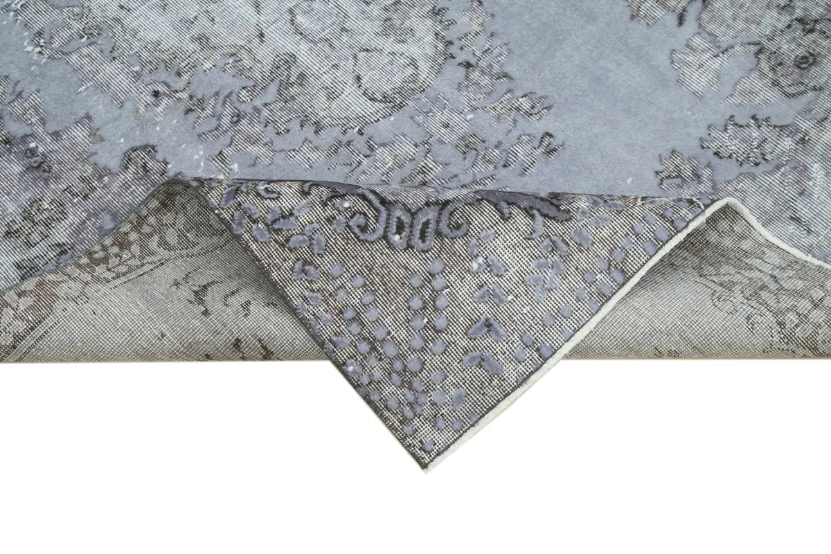 Oyma Gri Pamuk Üzerine Yün El Dokuma Kilim-158x267 - Görsel 6