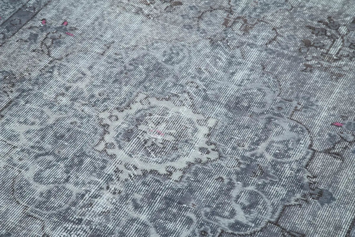 Oyma Gri Pamuk Üzerine Yün El Dokuma Kilim-168x284 - Görsel 5