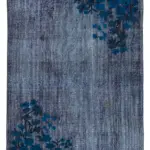 Oyma Mor Pamuk Üzerine Yün El Dokuma Kilim-112x201