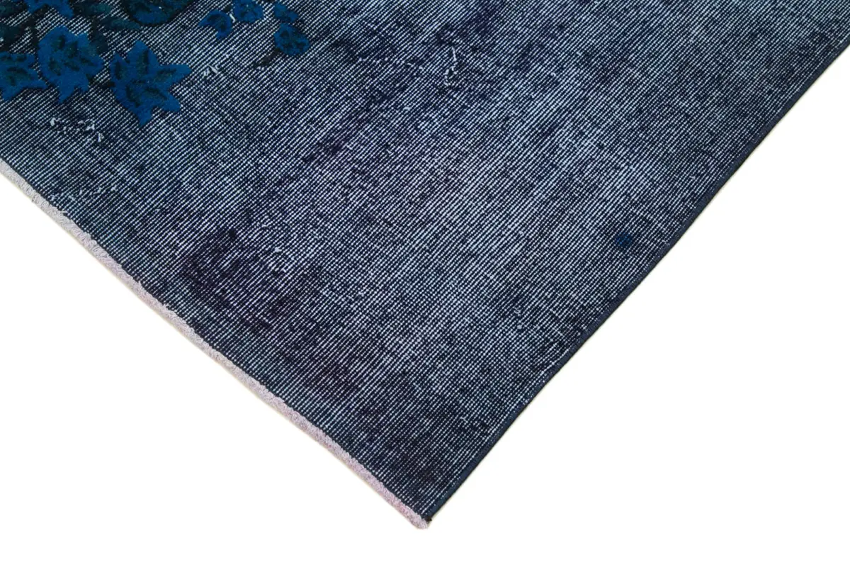 Oyma Mor Pamuk Üzerine Yün El Dokuma Kilim-112x201 - Görsel 4