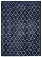 Modern Halı- Mor Pamuk Üzerine Yün El Dokuma Halı-289x396