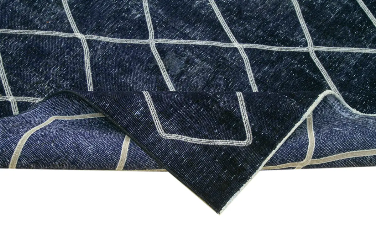 Modern Halı- Mor Pamuk Üzerine Yün El Dokuma Halı-289x396 - Görsel 6