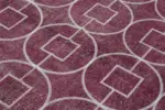 Modern Halı- Mor Pamuk Üzerine Yün El Dokuma Halı-212x316 - Görsel 5