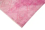 Modern Halı- Pembe Pamuk Üzerine Yün El Dokuma Halı-205x295 - Görsel 4