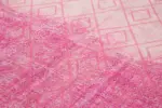 Modern Halı- Pembe Pamuk Üzerine Yün El Dokuma Halı-205x295 - Görsel 5