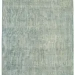 Modern Halı- Mavi Pamuk Üzerine Yün El Dokuma Halı-220x297