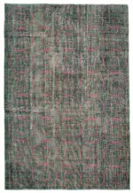 Modern Halı- Gri Pamuk Üzerine Yün El Dokuma Halı-220x320