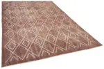 Modern Halı- Kahverengi Pamuk Üzerine Yün El Dokuma Halı-208x308 - Görsel 2