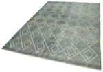 Modern Halı- Gri Pamuk Üzerine Yün El Dokuma Halı-195x300 - Görsel 3