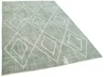 Modern Halı- Gri Pamuk Üzerine Yün El Dokuma Halı-150x253 - Görsel 2