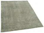 Modern Halı- Gri Pamuk Üzerine Yün El Dokuma Halı-116x154 - Görsel 2