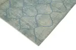 Modern Halı- Mavi Pamuk Üzerine Yün El Dokuma Halı-201x303 - Görsel 4