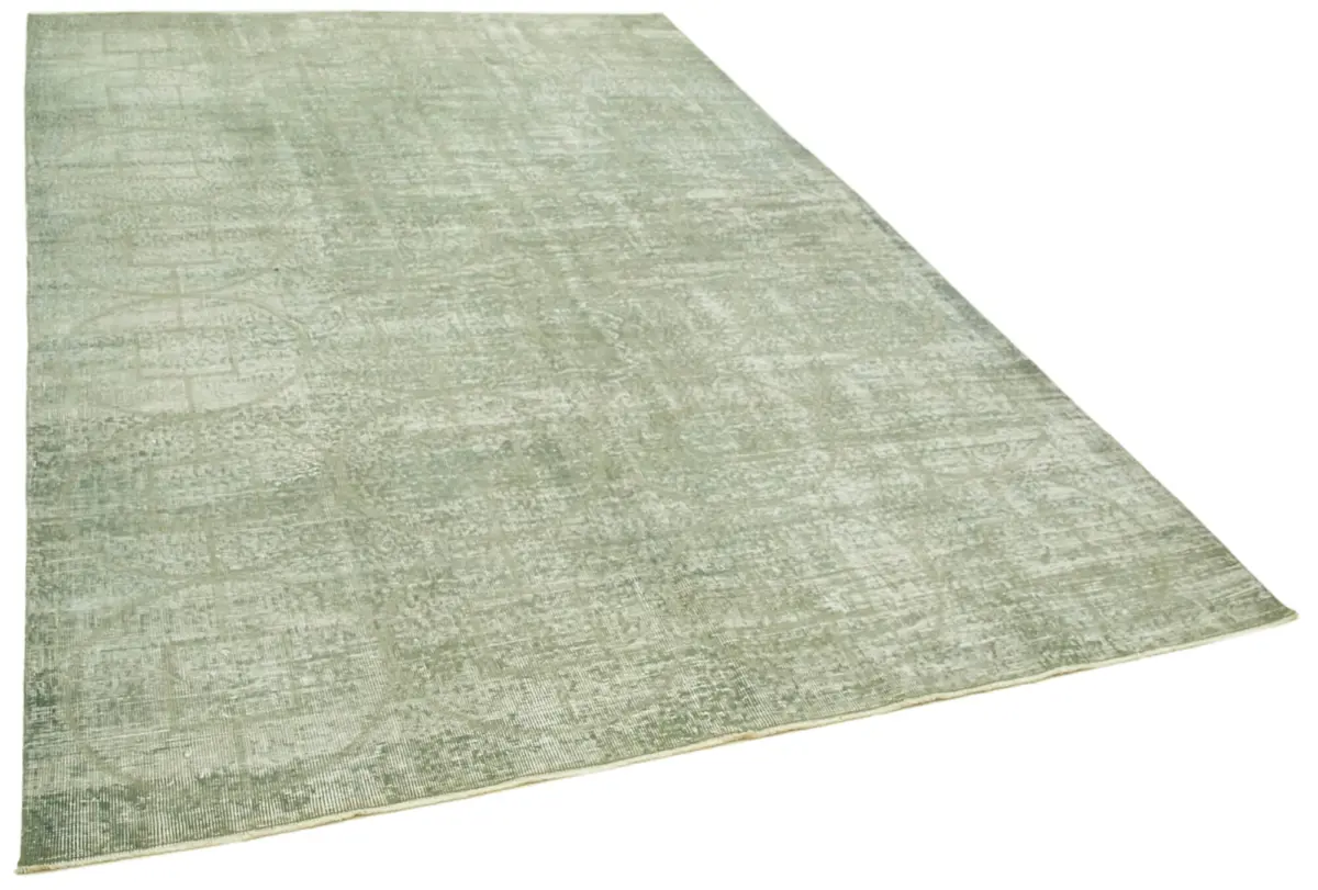 Modern Halı- Gri Pamuk Üzerine Yün El Dokuma Halı-190x290 - Görsel 2