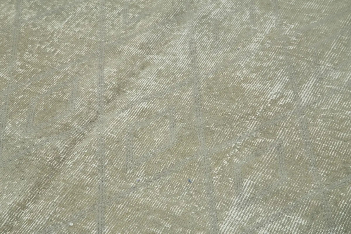 Modern Halı- Gri Pamuk Üzerine Yün El Dokuma Halı-152x250 - Görsel 5