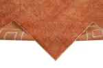 Modern Halı- Turuncu Pamuk Üzerine Yün El Dokuma Halı-205x299 - Görsel 6