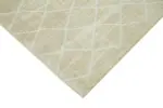 Modern Halı- Bej Pamuk Üzerine Yün El Dokuma Halı-190x273 - Görsel 4