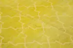 Modern Halı- Sarı Pamuk Üzerine Yün El Dokuma Halı-198x287 - Görsel 5