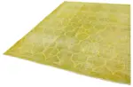Modern Halı- Sarı Pamuk Üzerine Yün El Dokuma Halı-198x275 - Görsel 3