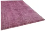 Modern Halı- Mor Pamuk Üzerine Yün El Dokuma Halı-208x313 - Görsel 2