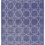 Modern Halı- Mor Pamuk Üzerine Yün El Dokuma Halı-212x306