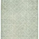 Modern Halı- Gri Pamuk Üzerine Yün El Dokuma Halı-207x315