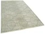Modern Halı- Gri Pamuk Üzerine Yün El Dokuma Halı-158x258 - Görsel 2
