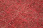 Modern Halı- Kırmızı Pamuk Üzerine Yün El Dokuma Halı-170x283 - Görsel 5