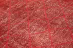 Modern Halı- Kırmızı Pamuk Üzerine Yün El Dokuma Halı-209x328 - Görsel 5