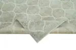 Modern Halı- Gri Pamuk Üzerine Yün El Dokuma Halı-200x310 - Görsel 6