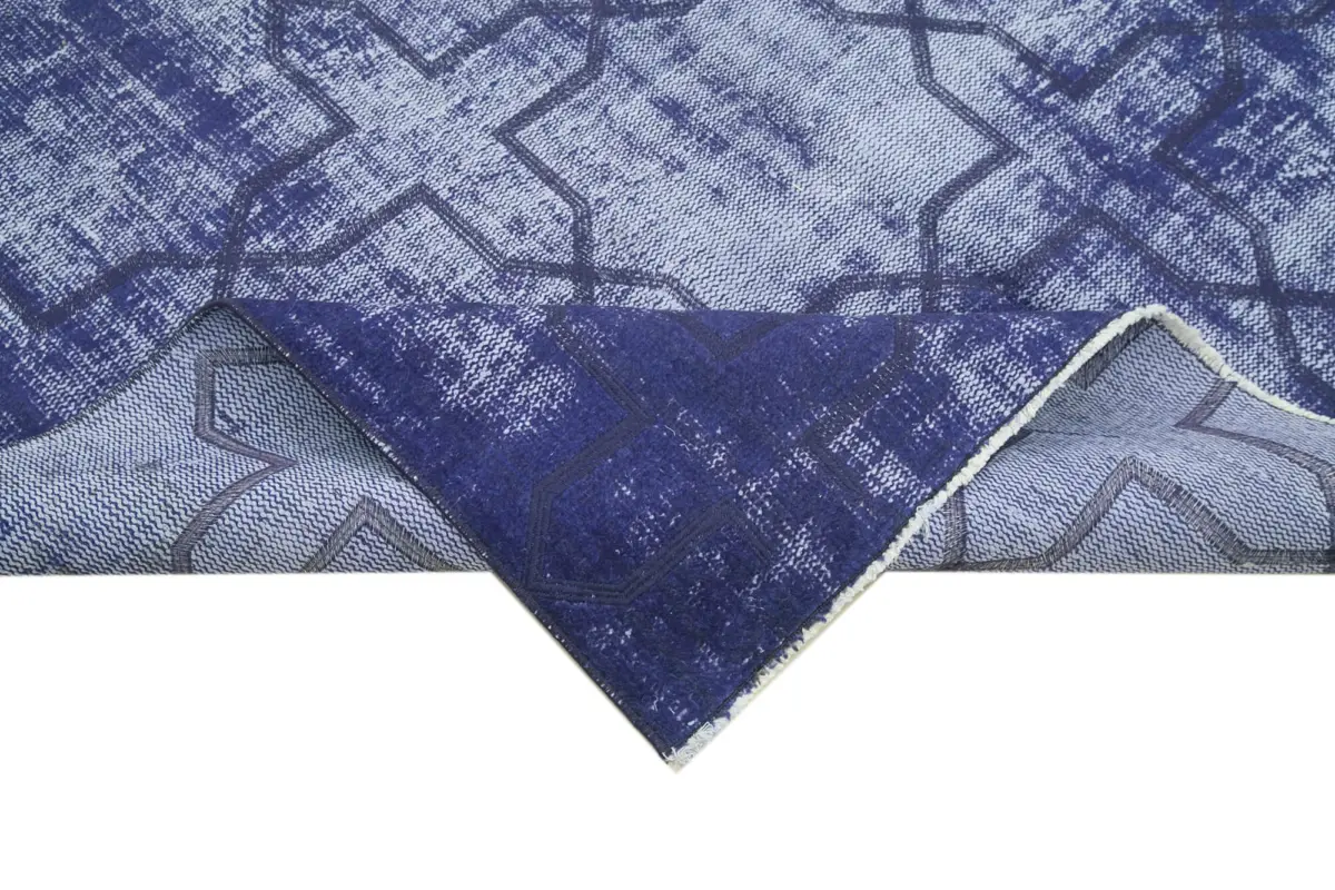 Modern Halı- Mor Pamuk Üzerine Yün El Dokuma Halı-173x268 - Görsel 6