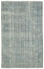 Modern Halı- Gri Pamuk Üzerine Yün El Dokuma Halı-170x277