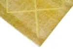 Modern Halı- Sarı Pamuk Üzerine Yün El Dokuma Halı-090x316 - Görsel 4