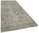 Modern Halı- Gri Pamuk Üzerine Yün El Dokuma Halı-150x379 - Görsel 2