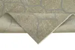 Modern Halı- Gri Pamuk Üzerine Yün El Dokuma Halı-111x303 - Görsel 6