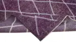 Modern Halı- Mor Pamuk Üzerine Yün El Dokuma Halı-139x392 - Görsel 6