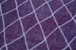 Modern Halı- Mor Pamuk Üzerine Yün El Dokuma Halı-139x392 - Görsel 7