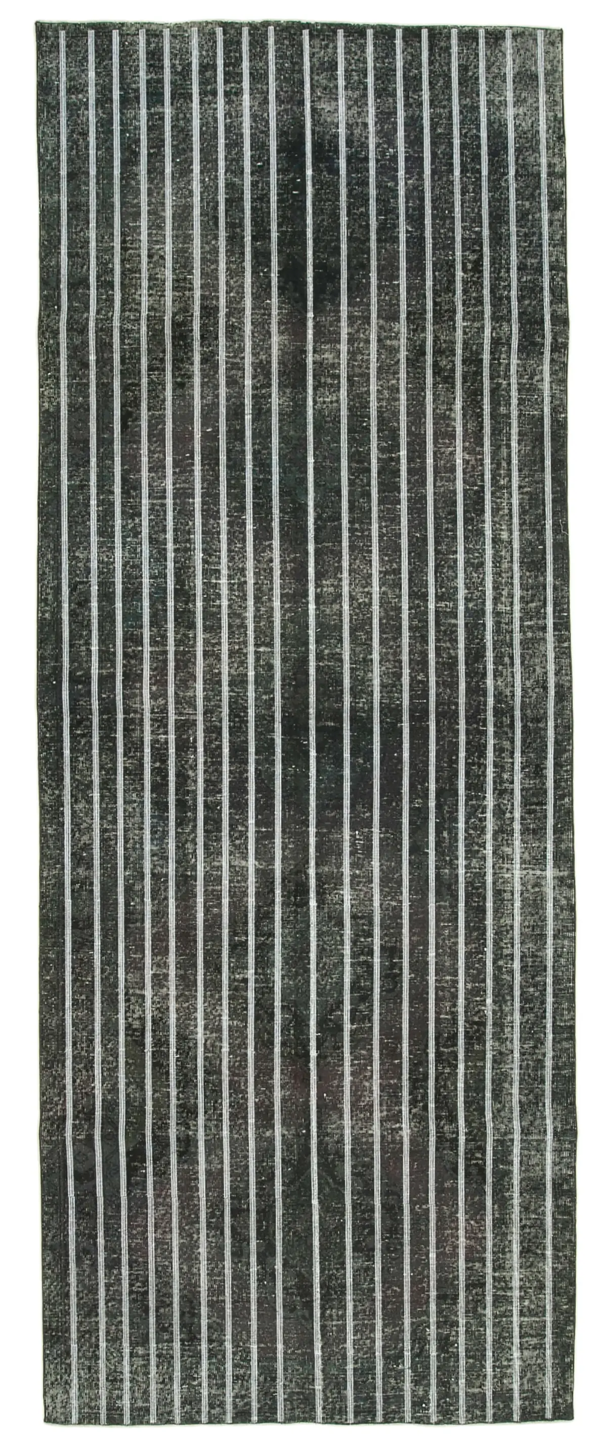 Rc_28415_0_Grey_Modern_Design_Runner_Rugs Modern Halı- Yeşil Pamuk Üzerine Yün El Dokuma Halı-141x384 - Görsel 1