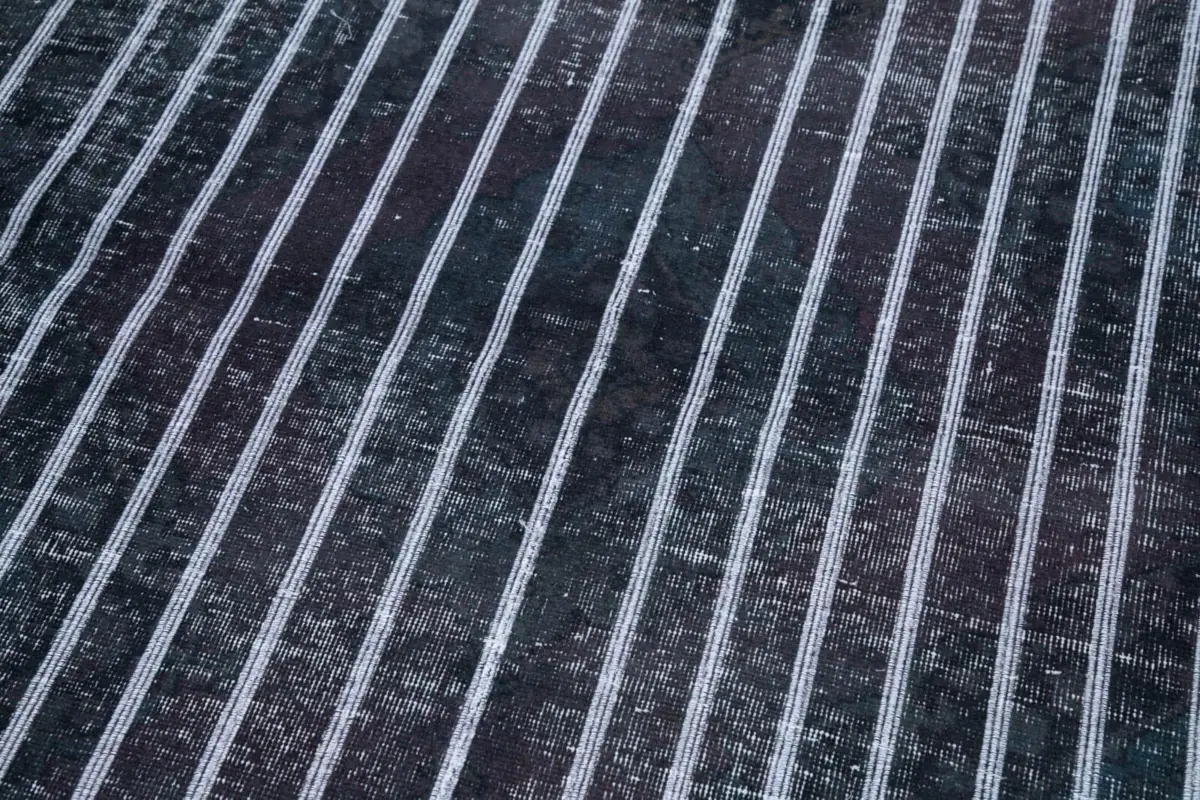 Modern Halı- Yeşil Pamuk Üzerine Yün El Dokuma Halı-141x384 - Görsel 7