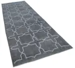 Modern Halı- Gri Pamuk Üzerine Yün El Dokuma Halı-142x395 - Görsel 2