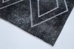Modern Halı- Gri Pamuk Üzerine Yün El Dokuma Halı-114x332 - Görsel 4