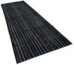 Modern Halı- Siyah Pamuk Üzerine Yün El Dokuma Halı-141x398 - Görsel 2