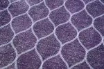Modern Halı- Mor Pamuk Üzerine Yün El Dokuma Halı-145x379 - Görsel 6