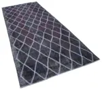 Modern Halı- Gri Pamuk Üzerine Yün El Dokuma Halı-148x358 - Görsel 2