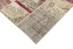Patchwork Multi Pamuk Üzerine Yün El Dokuma Kilim-250x353 - Görsel 4
