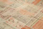 Patchwork Multi Pamuk Üzerine Yün El Dokuma Kilim-257x353 - Görsel 5