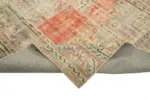 Patchwork Multi Pamuk Üzerine Yün El Dokuma Kilim-256x355 - Görsel 6