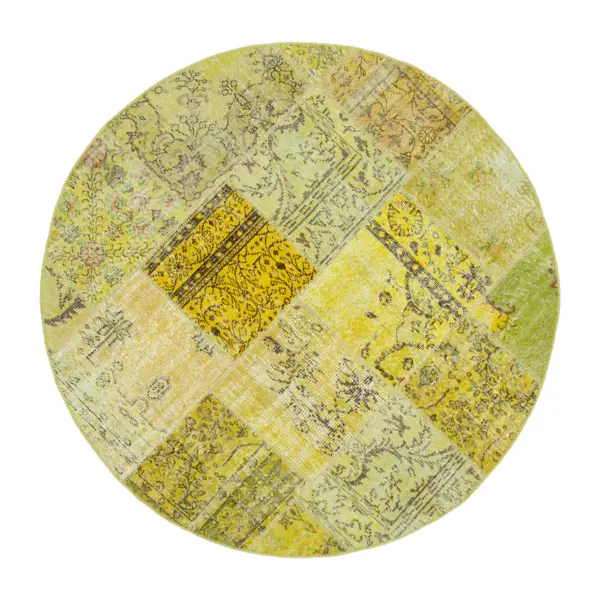 Rc_29047_0_Yellow_Round_Patchwork_Rugs