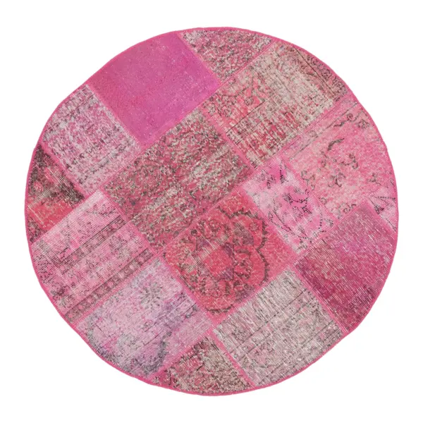 Rc_29068_0_Pink_Round_Patchwork_Rugs